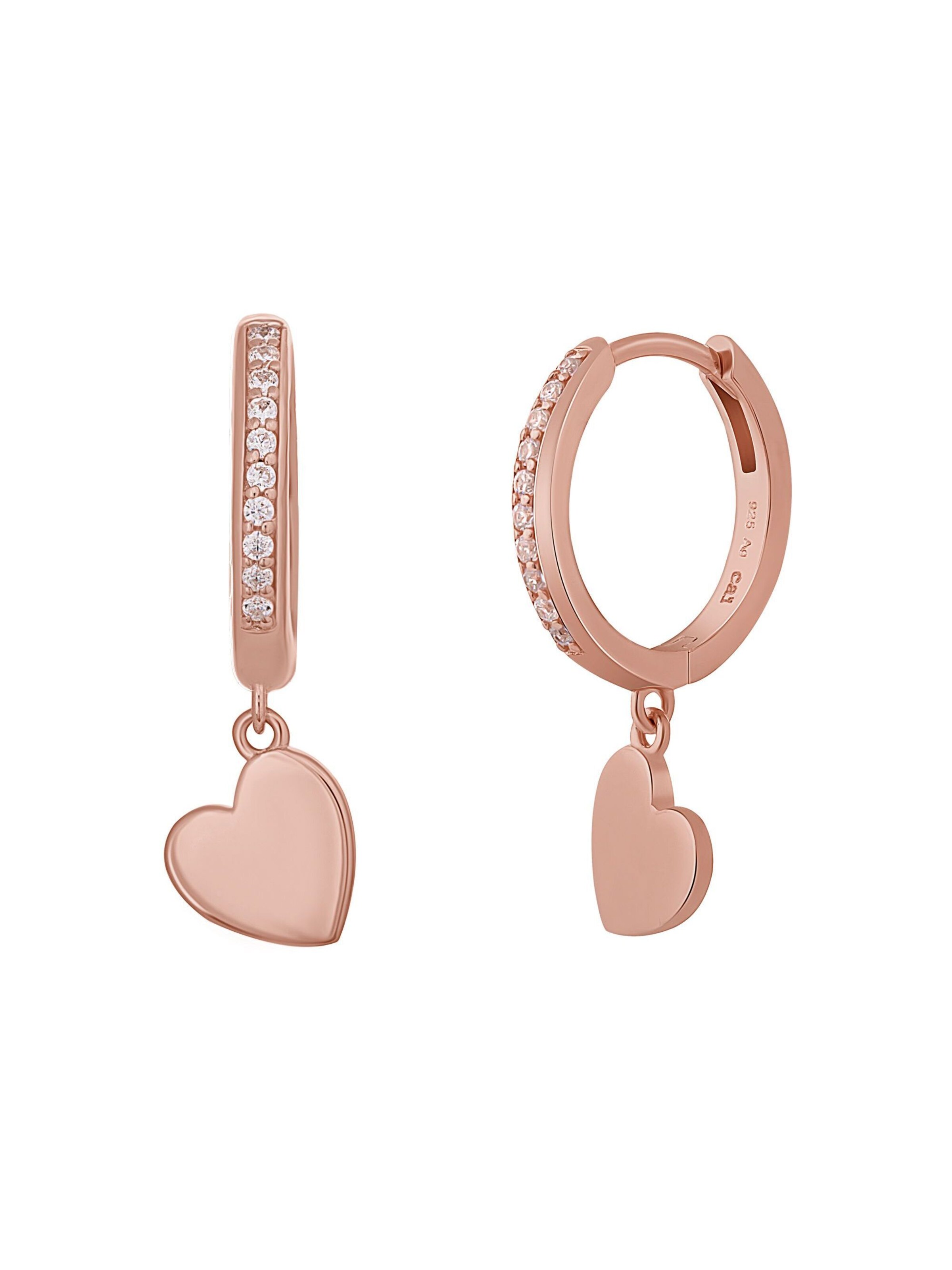 caï Ohrringe in Gold: Vorderseite