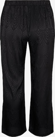 Zizzi Regular Pants 'MAJAT' in Black