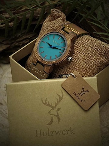 Holzwerk - Reloj analógico 'LIL NAILA' en azul