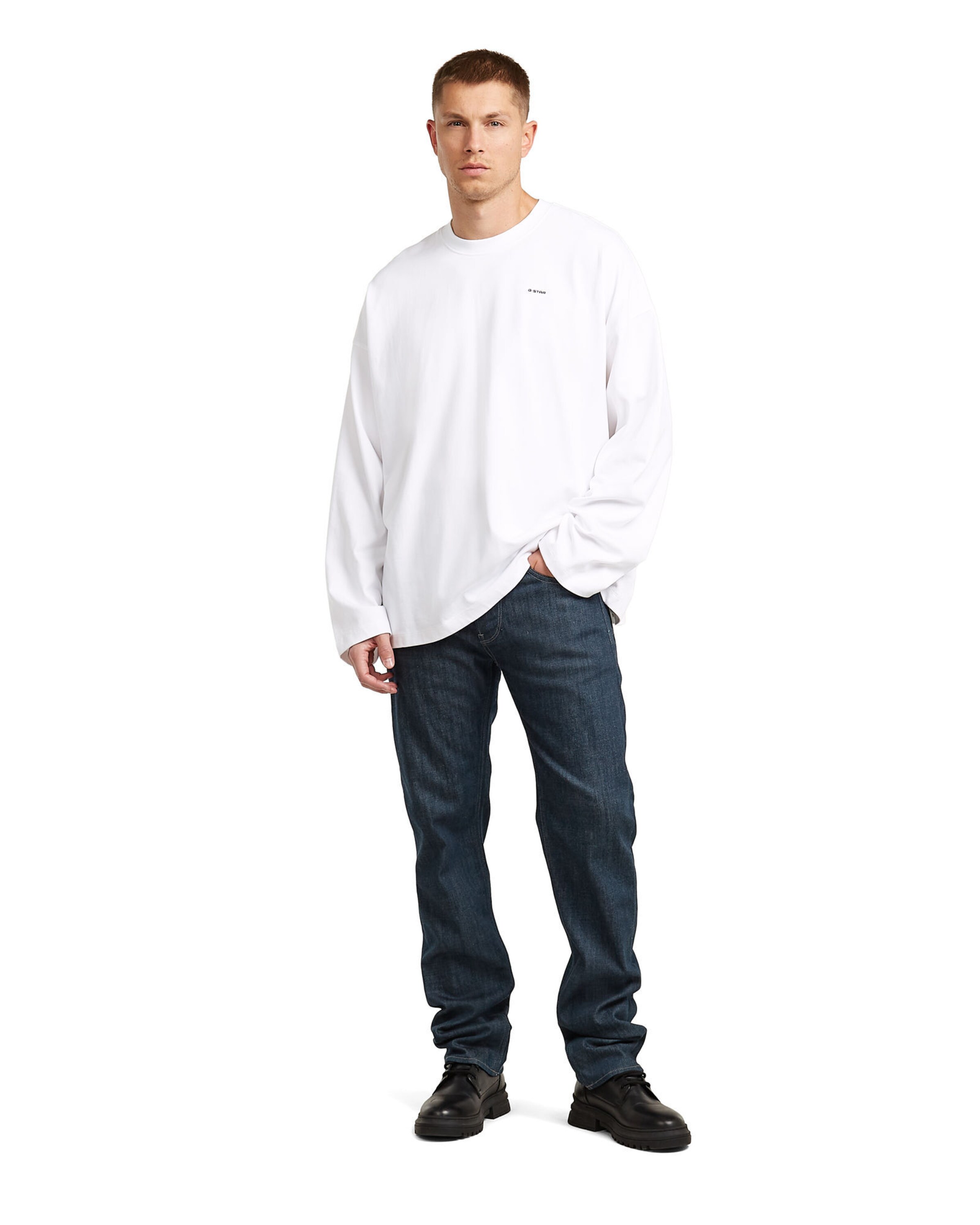 T-Shirt 'Heavy Jersey Oversized ' G-STAR en blanc