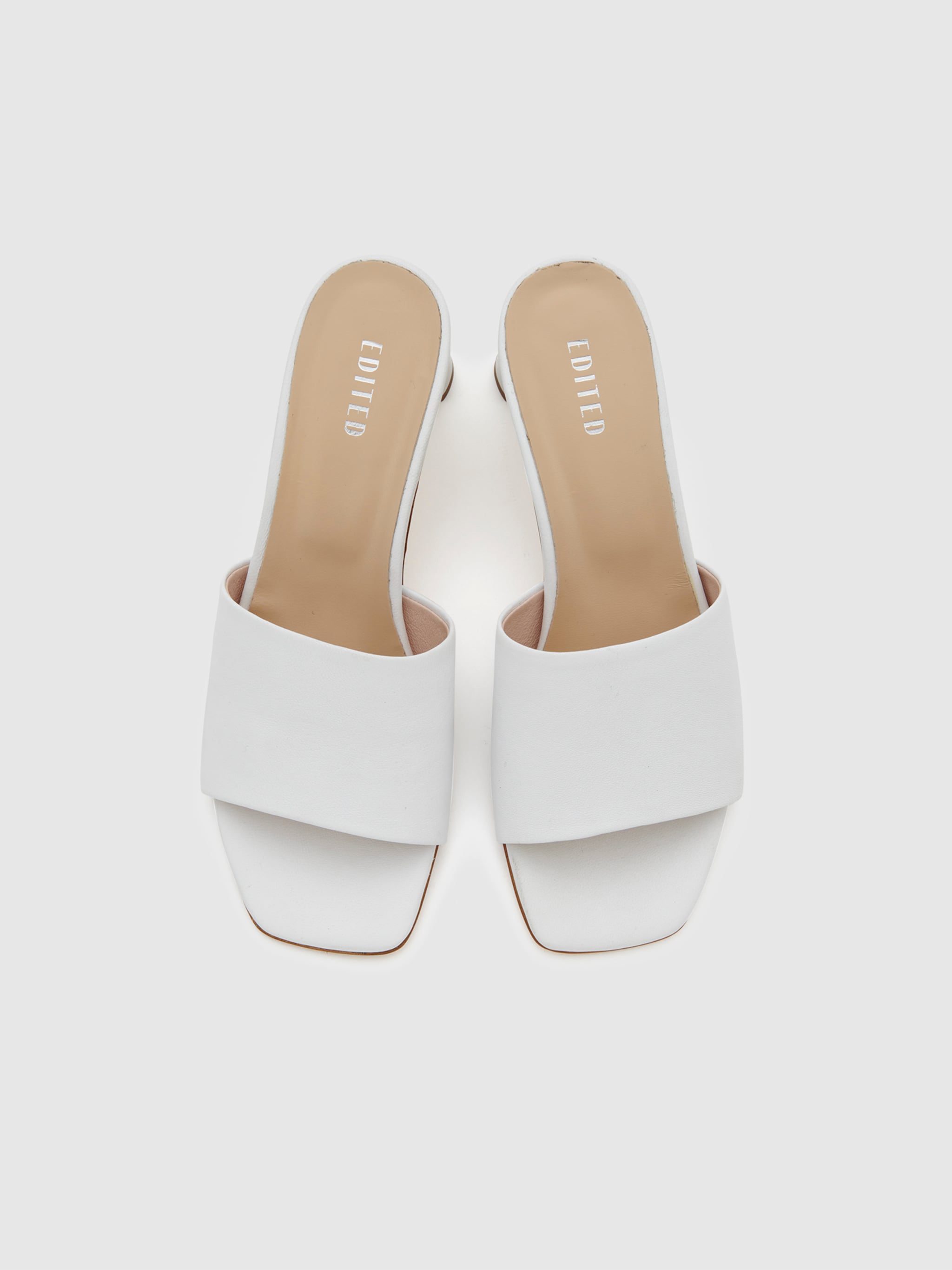 EDITED Produkte Sandale 'Remy Heels' weiß