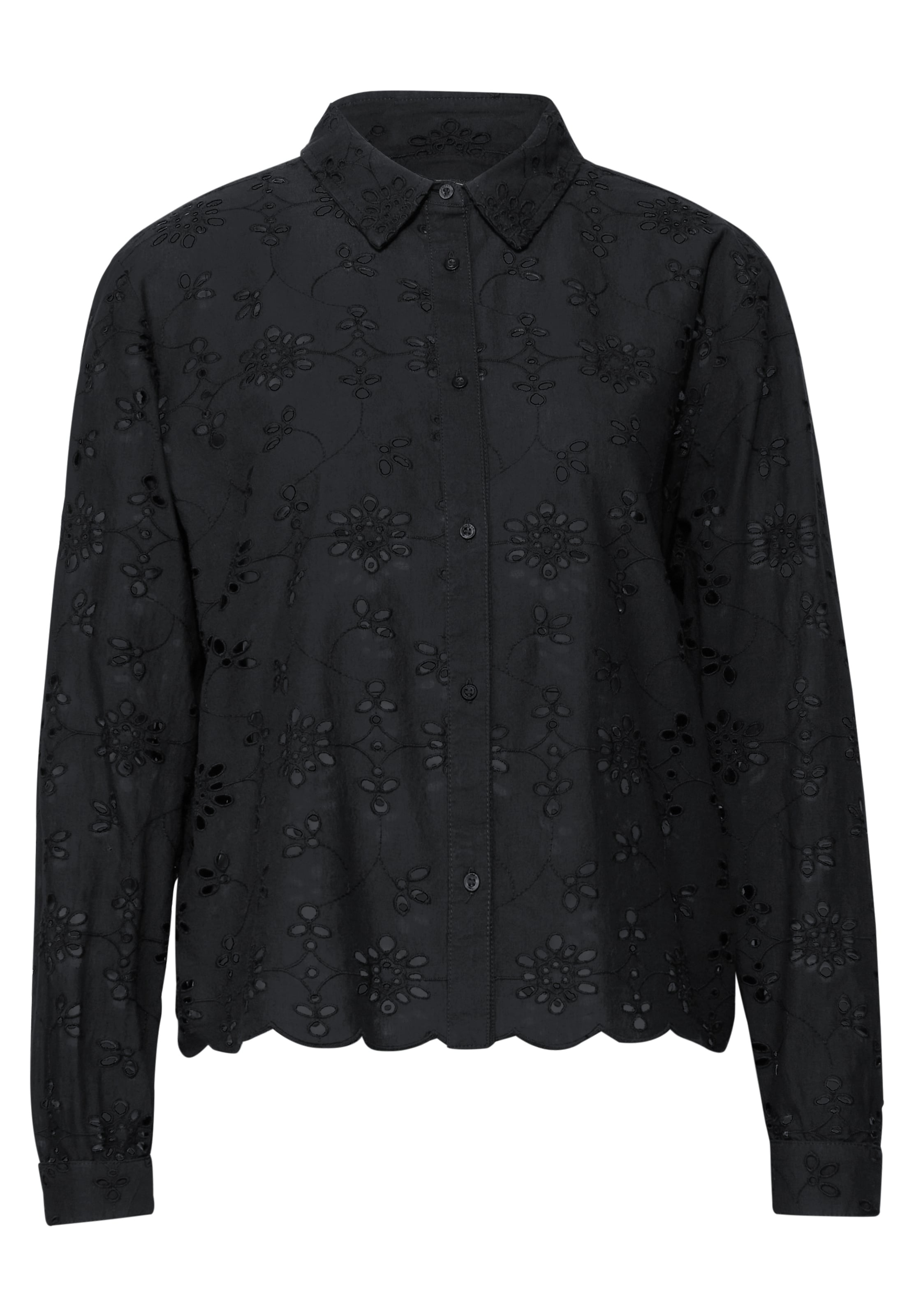 STREET ONE Bluse in Schwarz: Vorderseite