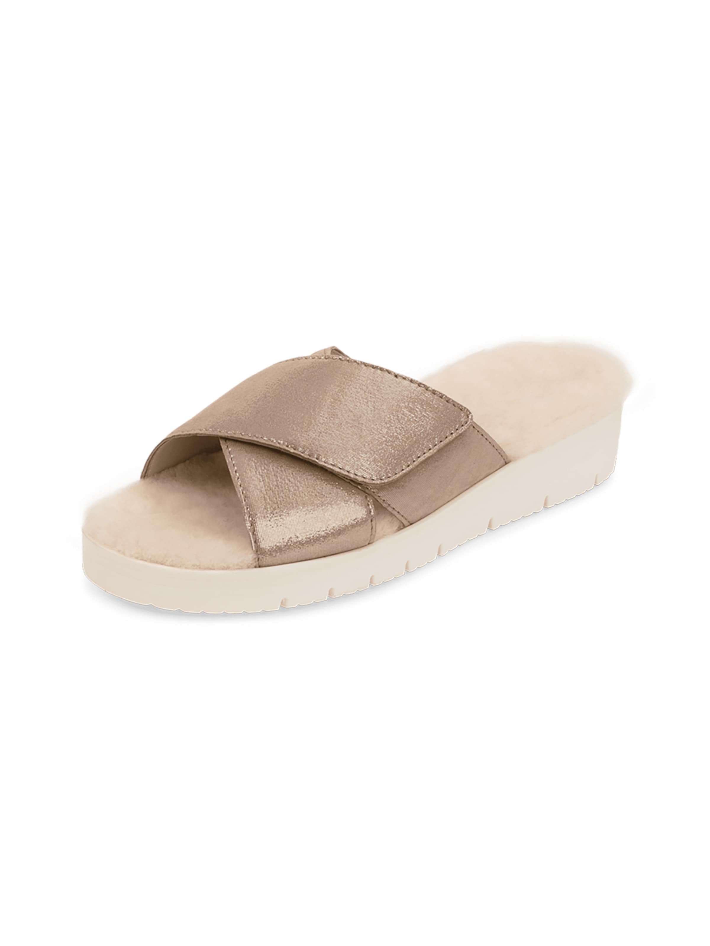 VITAFORM Hausschuh in taupe, Produktansicht