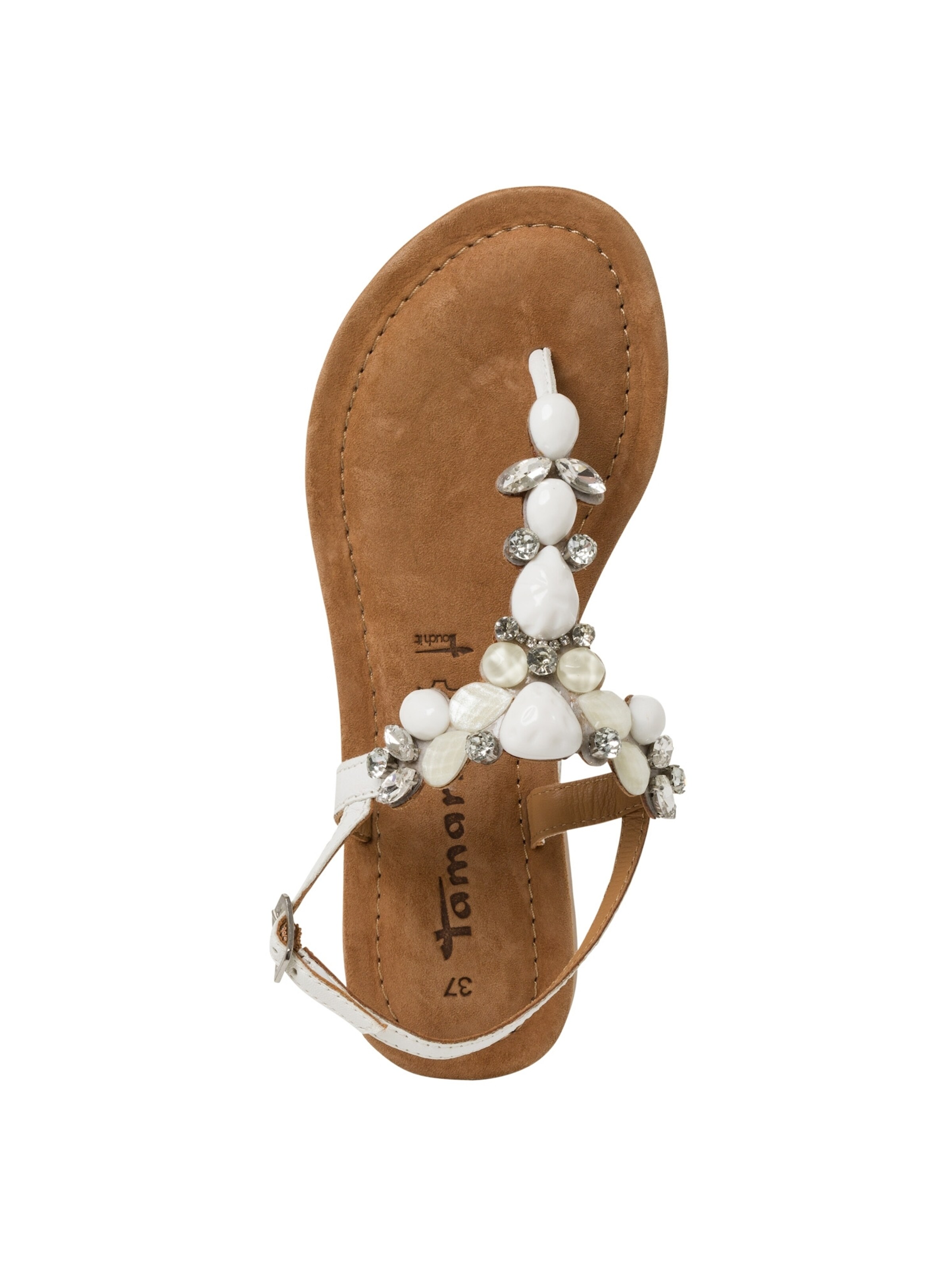 Tamaris Teenslipper in Wit