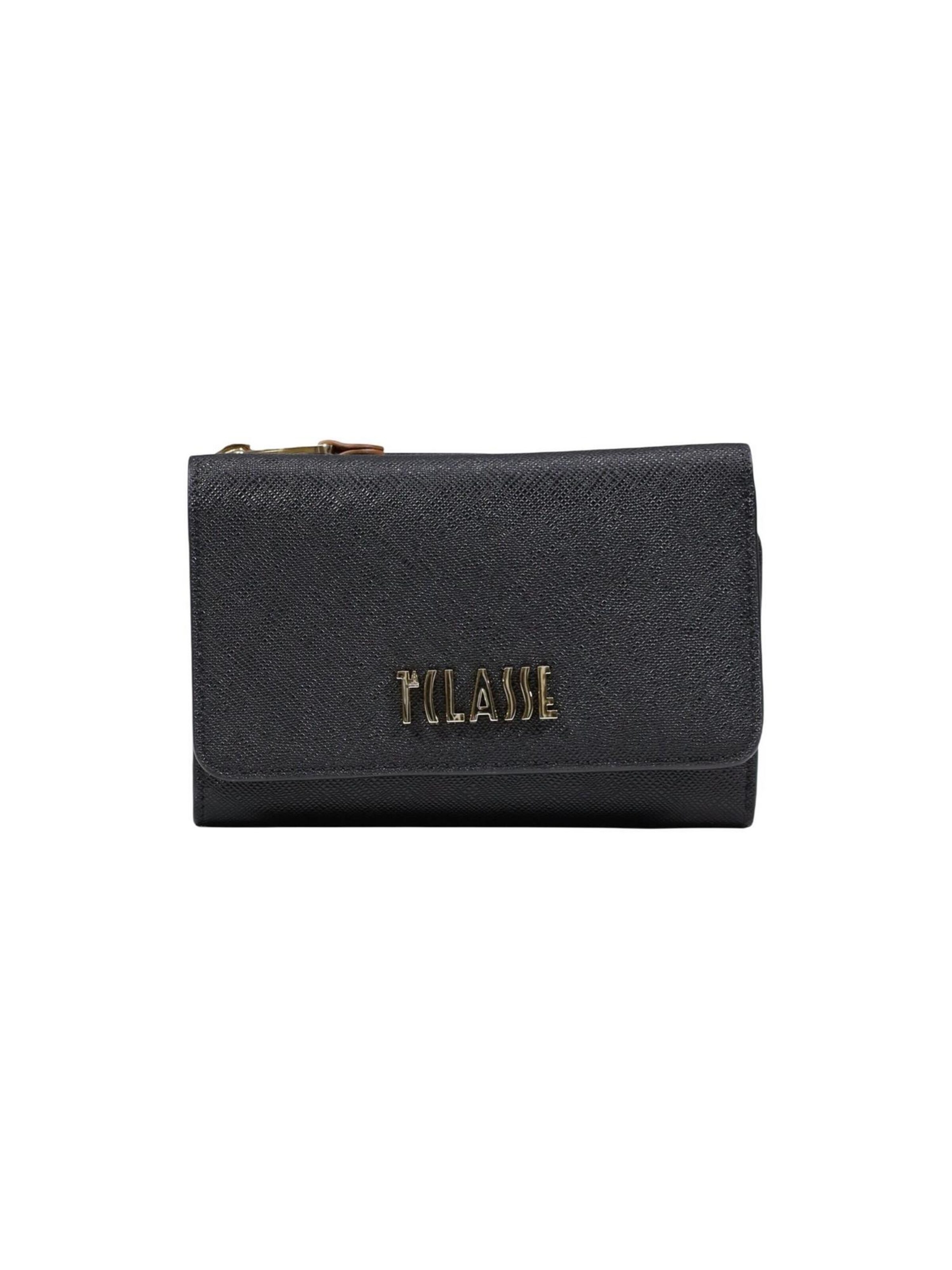Alviero Martini 1a clase - Cartera 'Bifolder Wall PM76 9407' en negro: frente