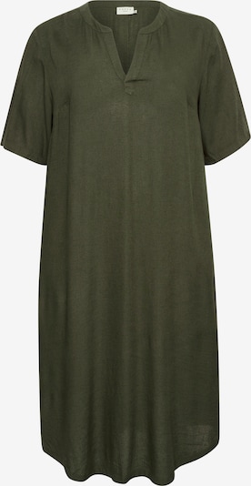KAFFE CURVE Vestido camisero 'Mille' en verde oscuro, Vista del producto