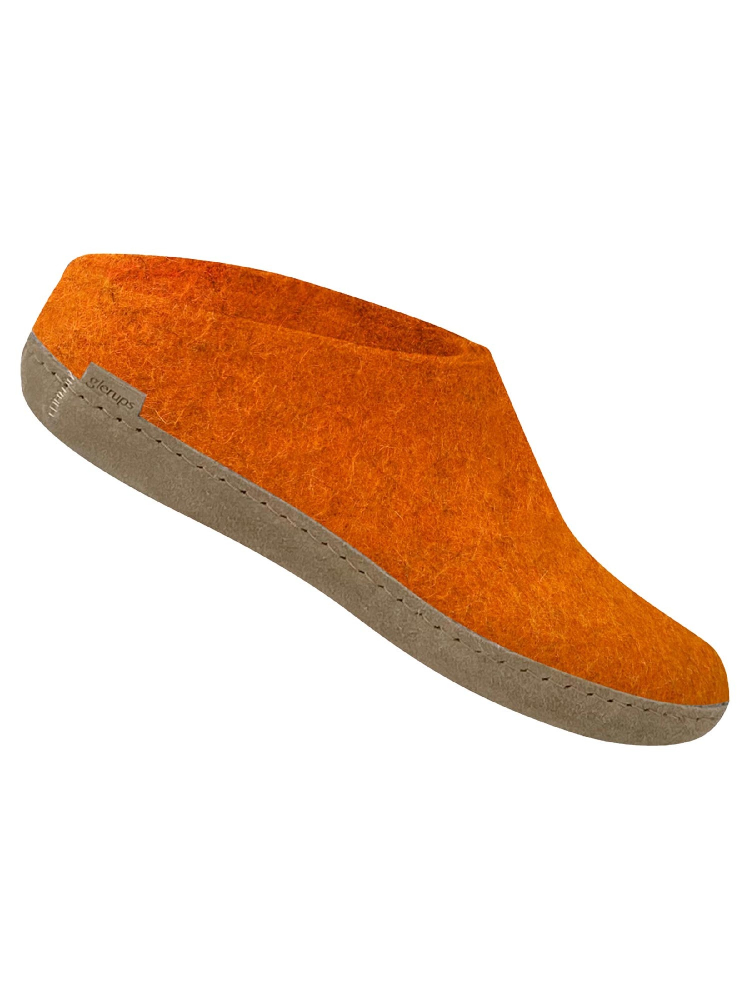 Glerups Slippers 'Classic' in Orange