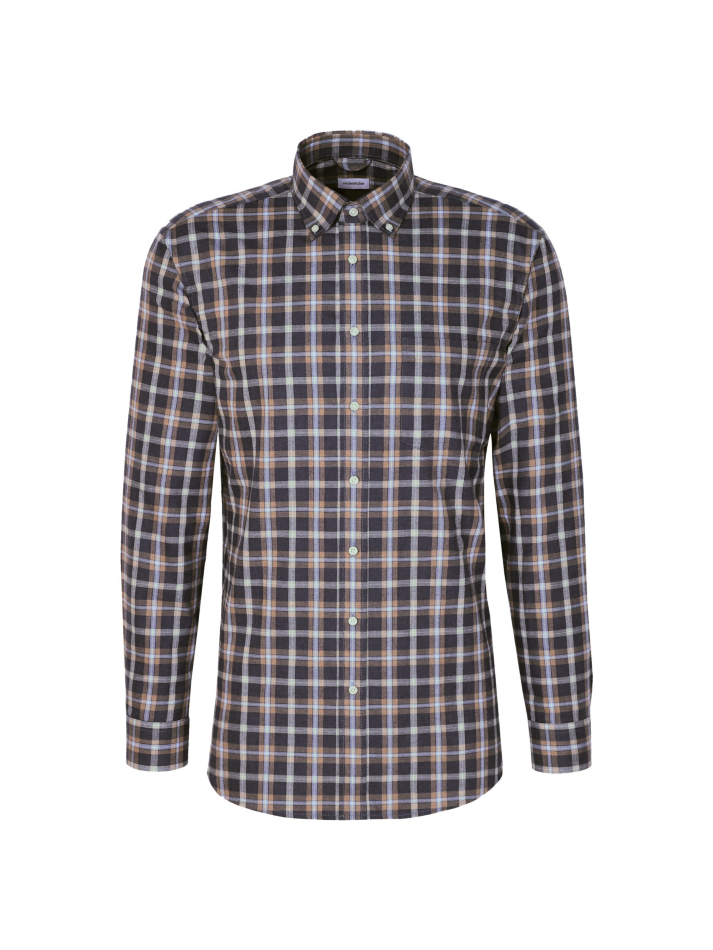 SEIDENSTICKER Regular fit Business shirt in Blue: front