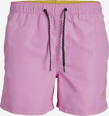 JACK & JONES Zwemshorts 'Fiji' in Lila: voorkant