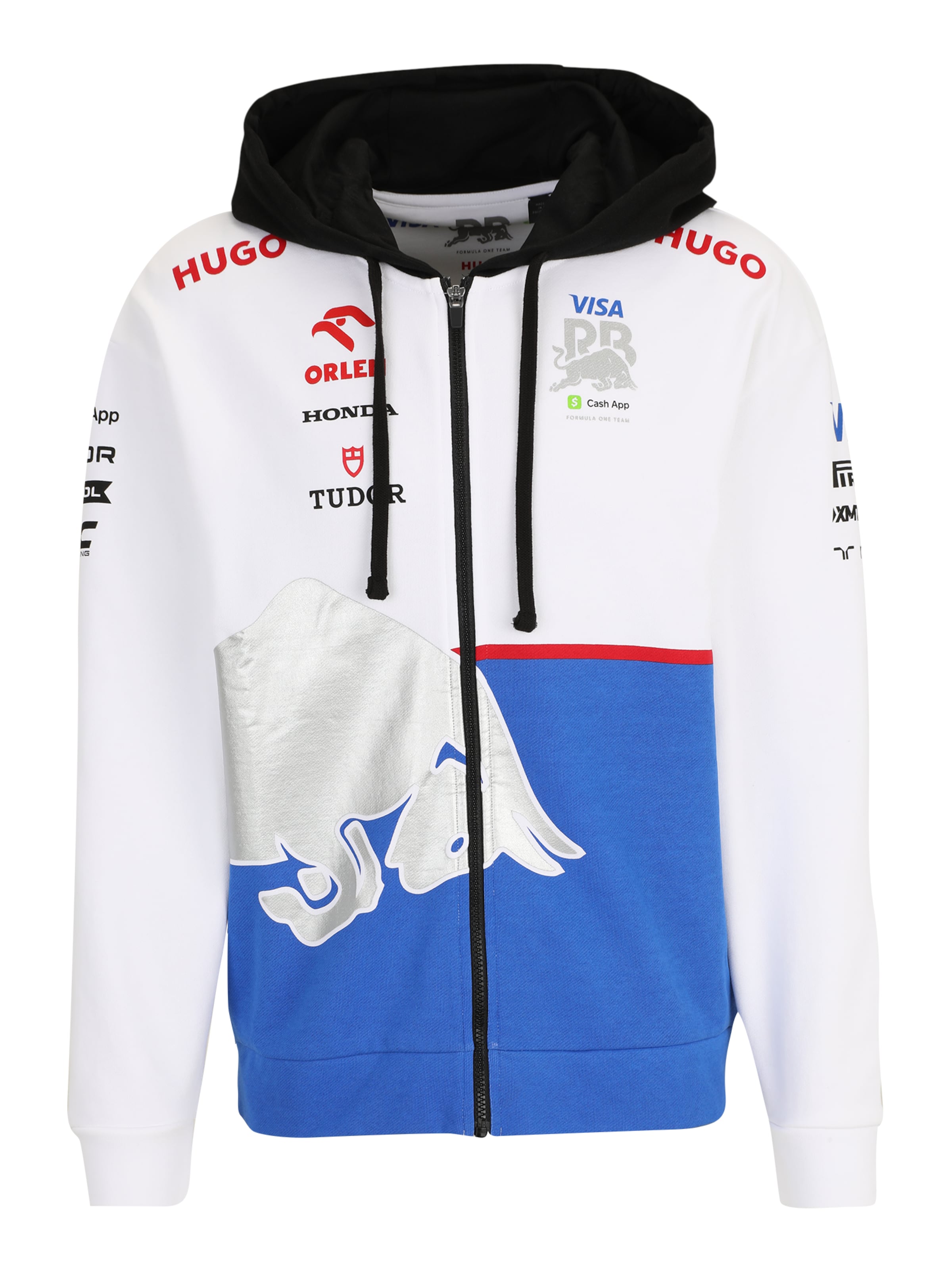 HUGO Sportiska jaka 'Dariton', krāsa - karaliski zils / sarkans / melns / balts, Preces skats