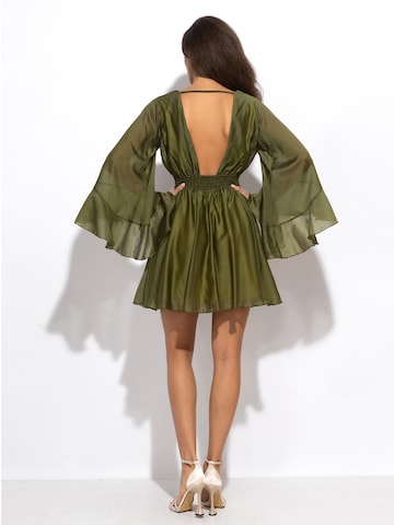 JIORO Jurk 'ESSENTIALS' in Groen