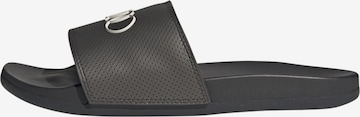 ADIDAS PERFORMANCE Beach & Pool Shoes 'AUDI F1 TEAM ADILETTE COMFORT' in Black: front