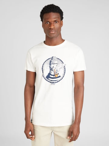 T-Shirt 'Matrosenmöwe' Derbe en blanc : devant