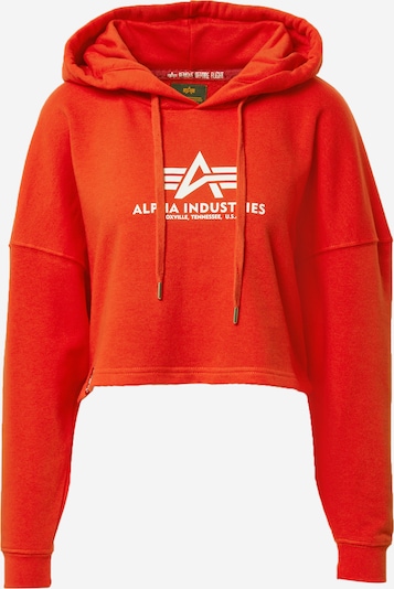 Felpa ALPHA INDUSTRIES di colore rosso / bianco, Visualizzazione prodotti