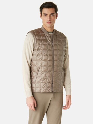 Boggi Milano Bodywarmer in Beige: voorkant