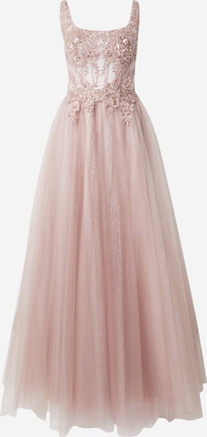 brūns Unique Vakarkleita: no priekšpuses