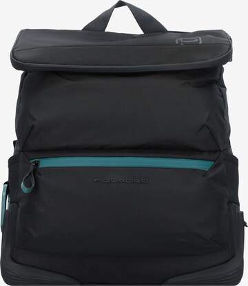 Piquadro Backpack 'Corner' in Black: front