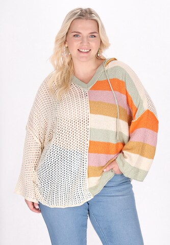 IZIA - Jersey en beige: frente