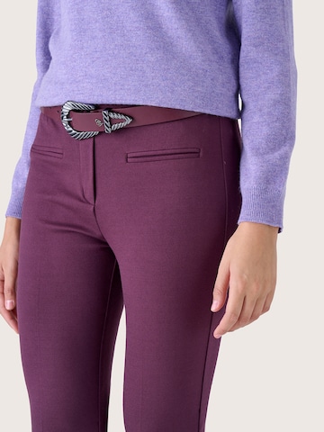 Regular Pantalon Camomilla en violet