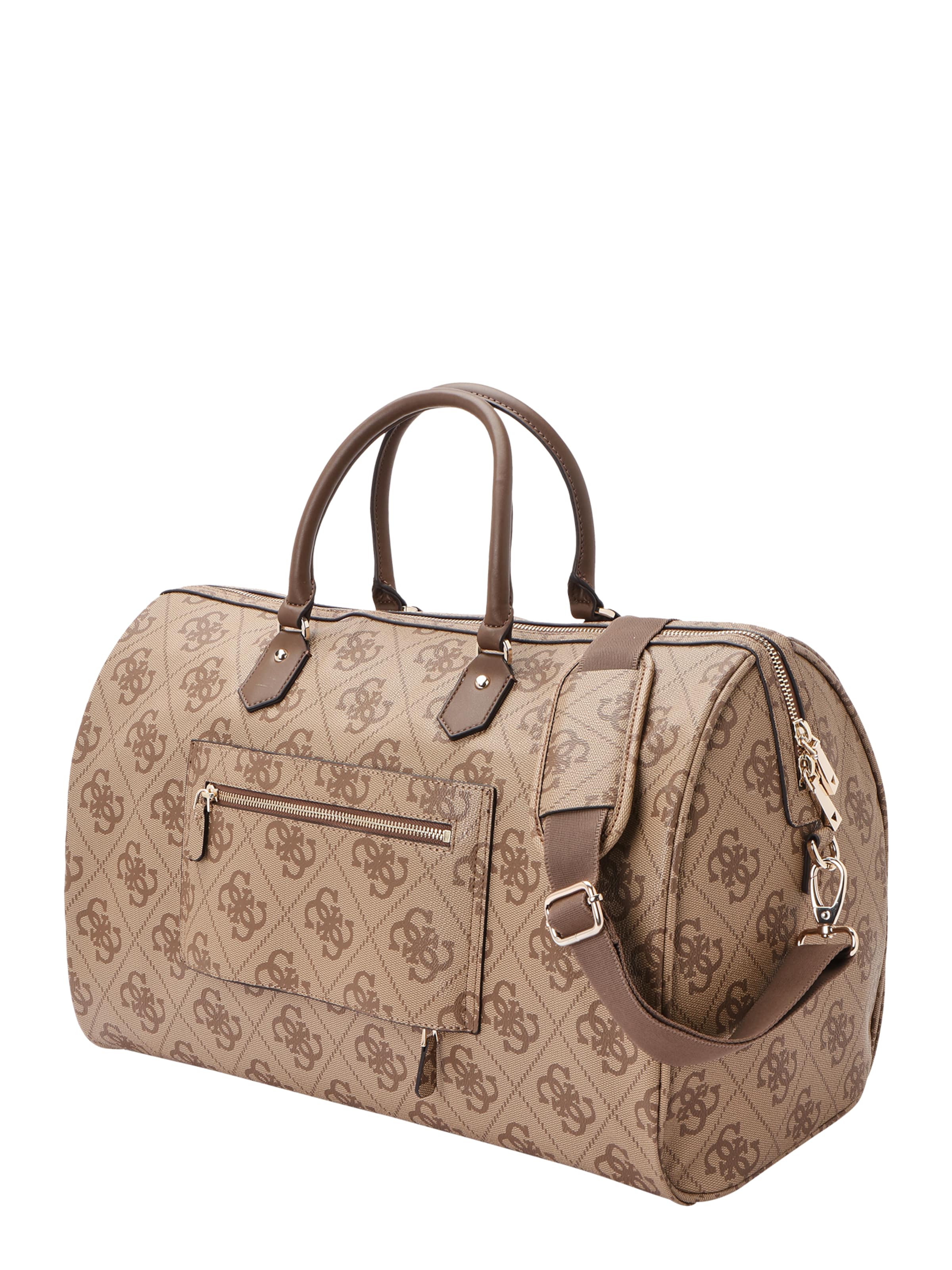 GUESS Βαλίτσα με ροδάκια 'Berta' σε καφέ