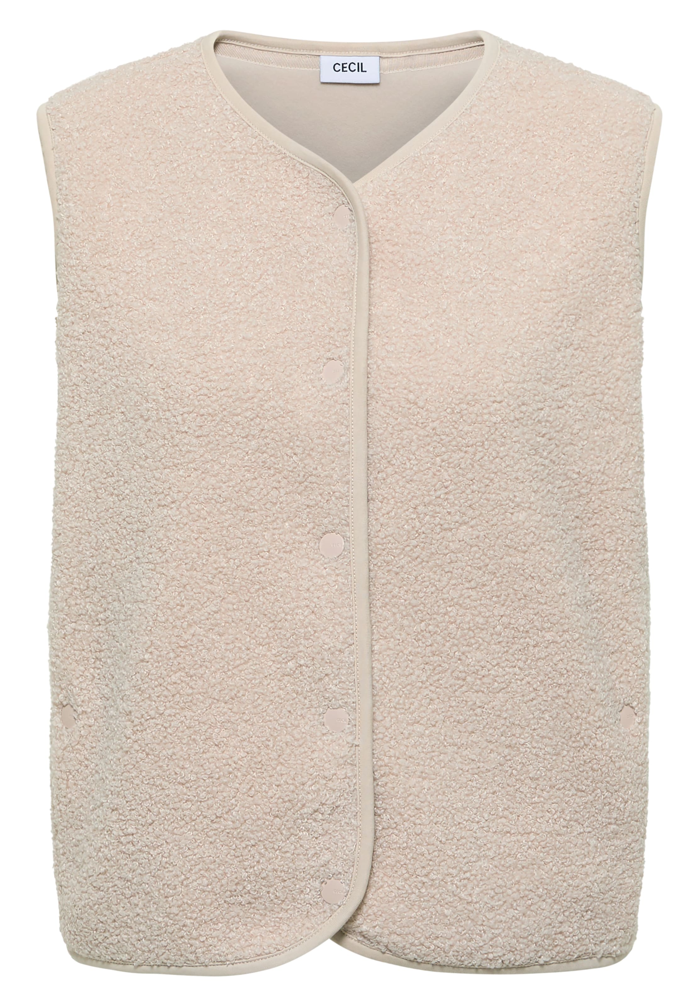 CECIL Vest in White: front