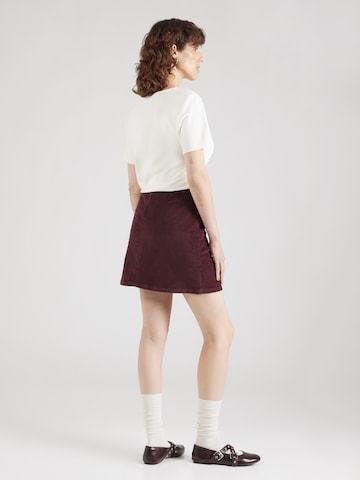 VERO MODA Sukňa 'VMLULA NELLY' - Červená
