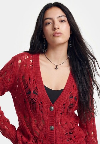 myMo ROCKS Gebreid vest in Rood