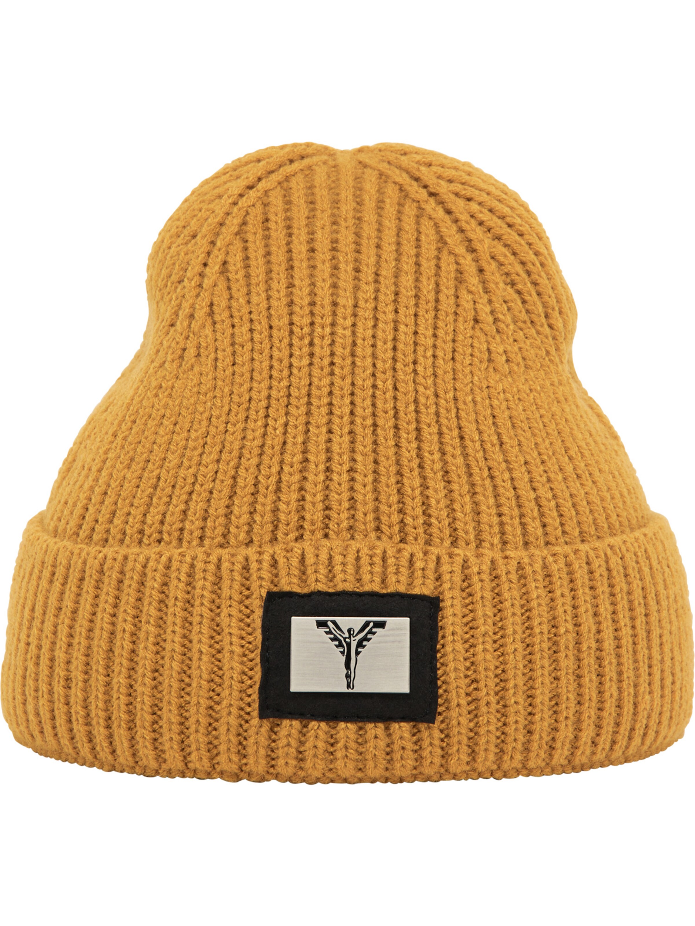Carlo Colucci Beanie 'Dallo' in Yellow: front