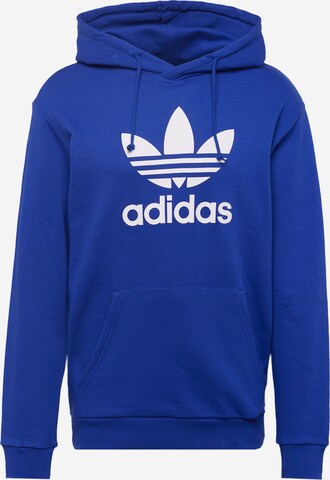 ADIDAS ORIGINALS Sweatshirt 'Adicolor Classics Trefoil' in Blue: front