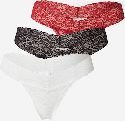 Siaurikės iš GUESS, spalva – raudona / juoda / balta, Prekių apžvalga