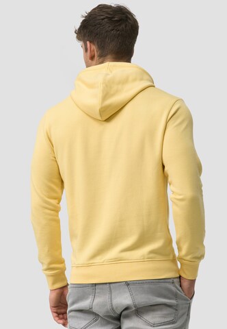 INDICODE JEANS Sweatshirt 'Simpson' in Gelb