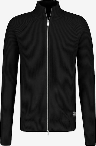 Sublevel Strickjacke in Schwarz: Vorderseite