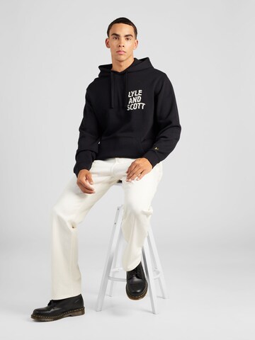 Lyle & Scott Свитшот в Черный