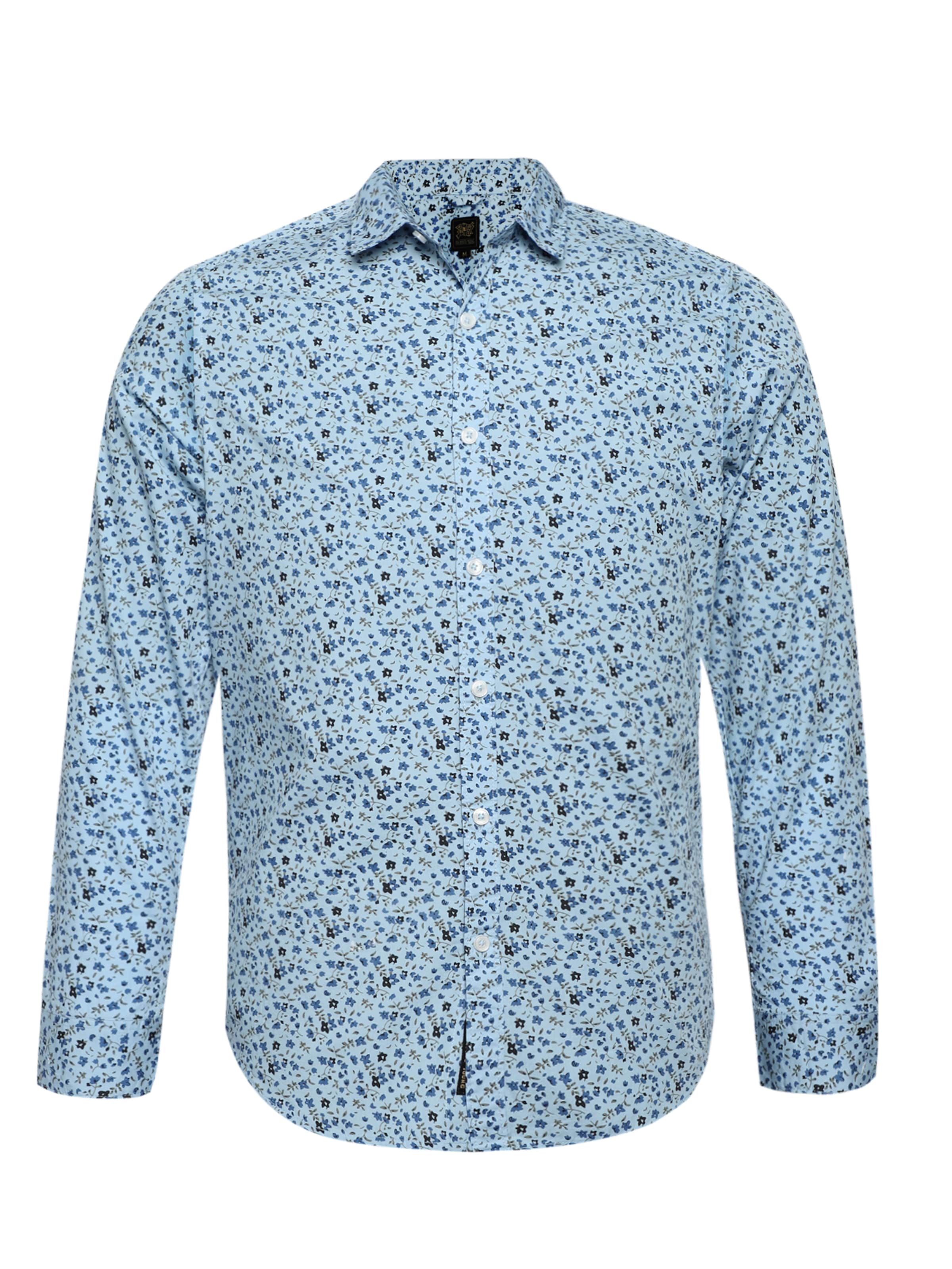 Campus Sutra Tavaline suurus Triiksärk 'Ashton', värv sinine: eest vaates