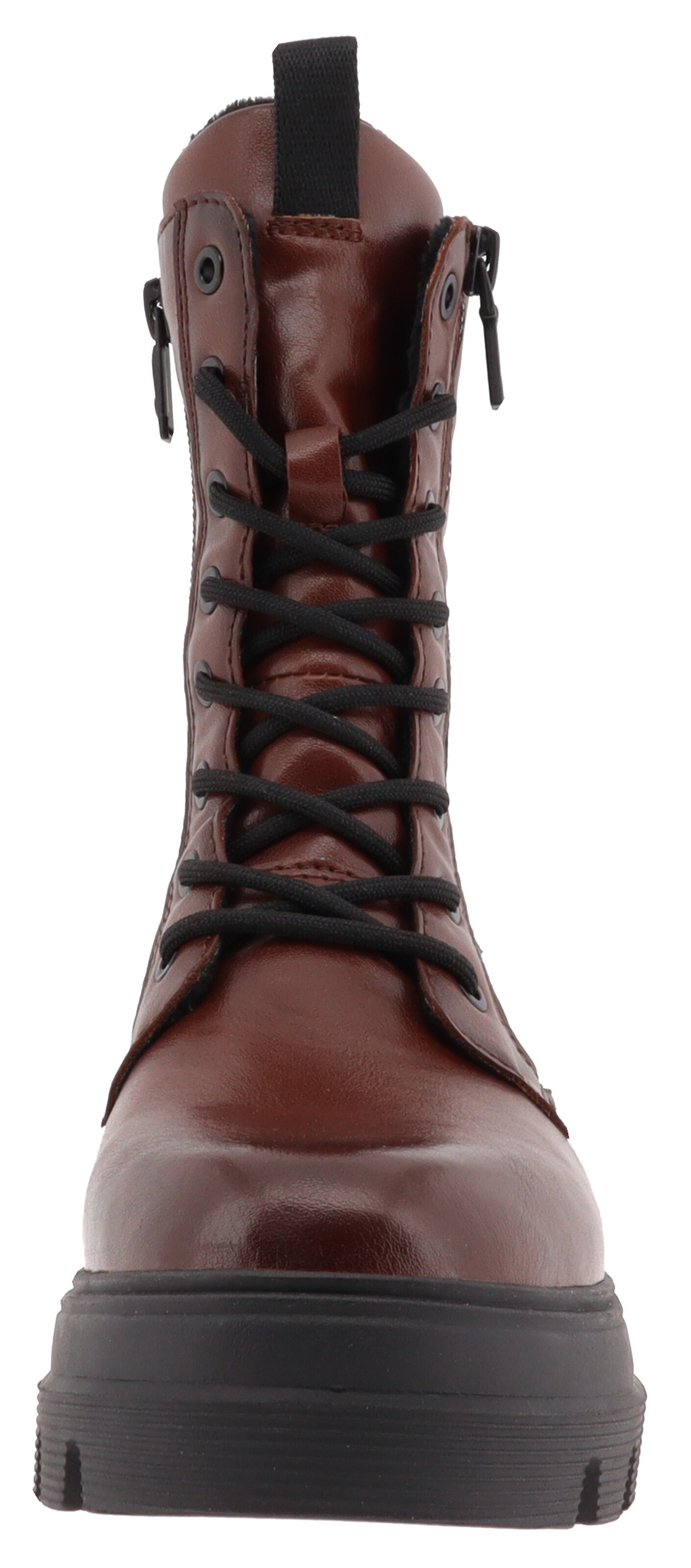 TOM TAILOR Veterlaarsjes in Bruin