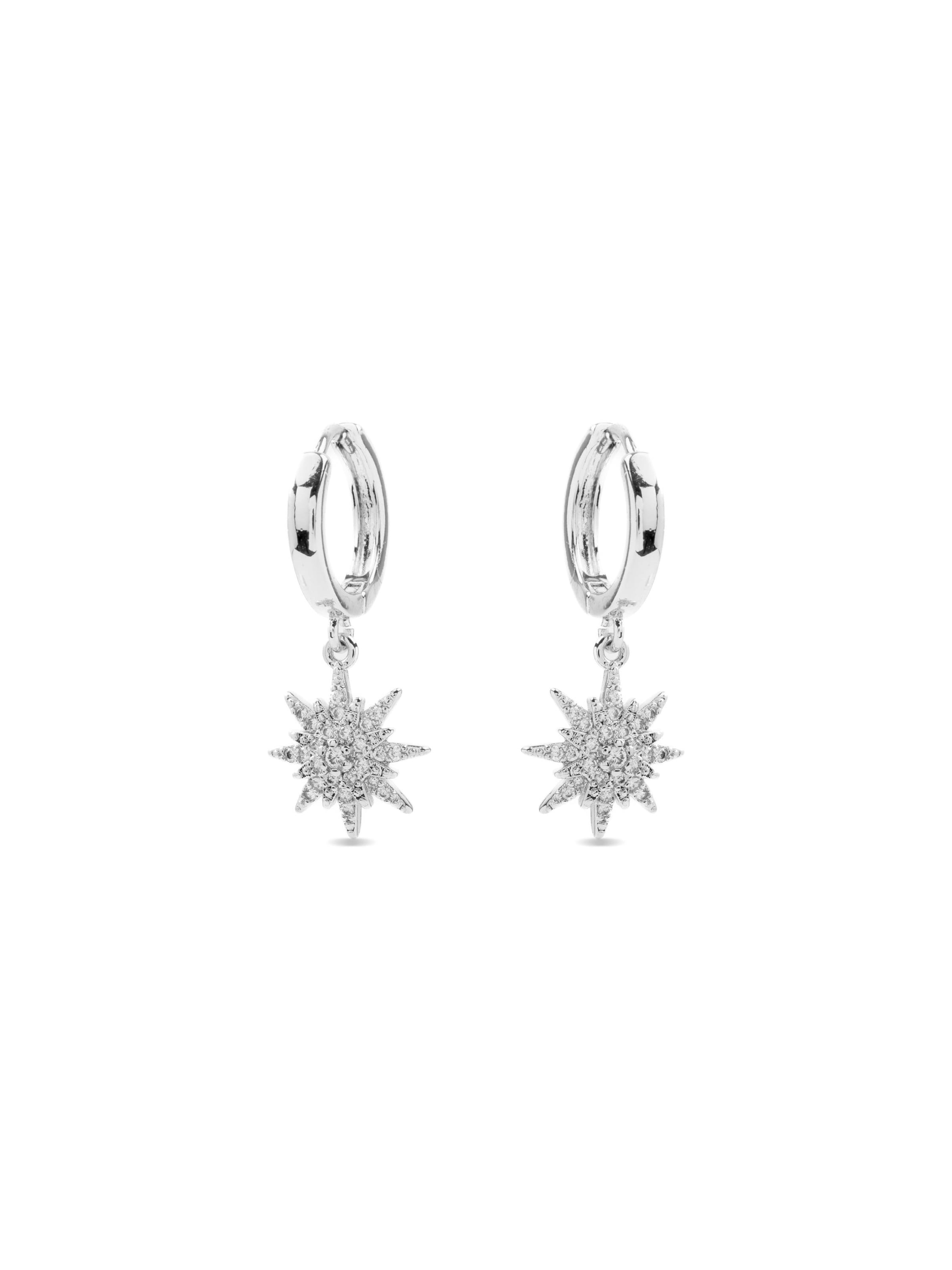 Luxenter Earrings 'Tysco' in Silver: front