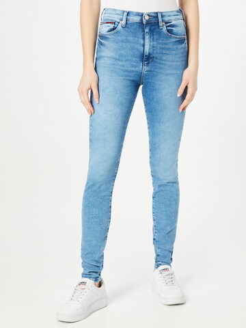 Tommy Jeans Skinny Jeans 'Sylvia' in Blau: predná strana