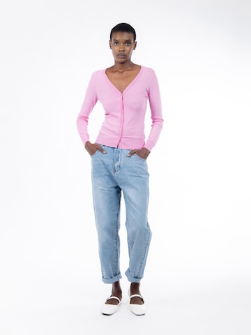 Influencer Вязаная кофта в Ярко-розовый