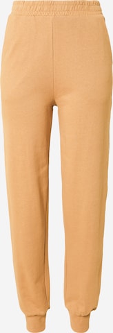 VILA Regular Trousers 'Musty' in Beige: front