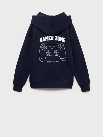 Sweat 'GAMER' MANGO KIDS en bleu