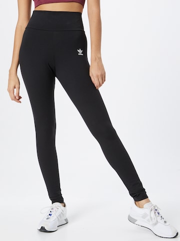 Skinny Leggings 'Adicolor Essentials' de la ADIDAS ORIGINALS pe negru: față