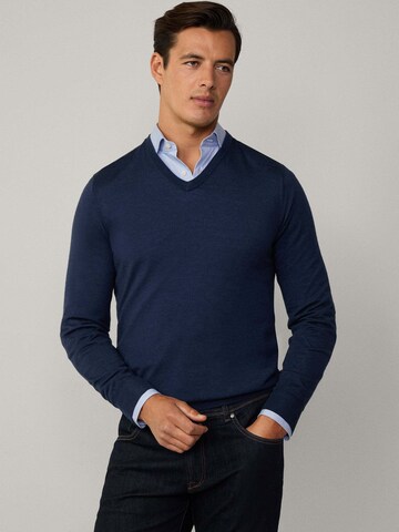 Hackett London Pullover in Blau: Vorderseite
