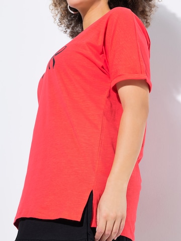 T-shirt Ulla Popken en rouge