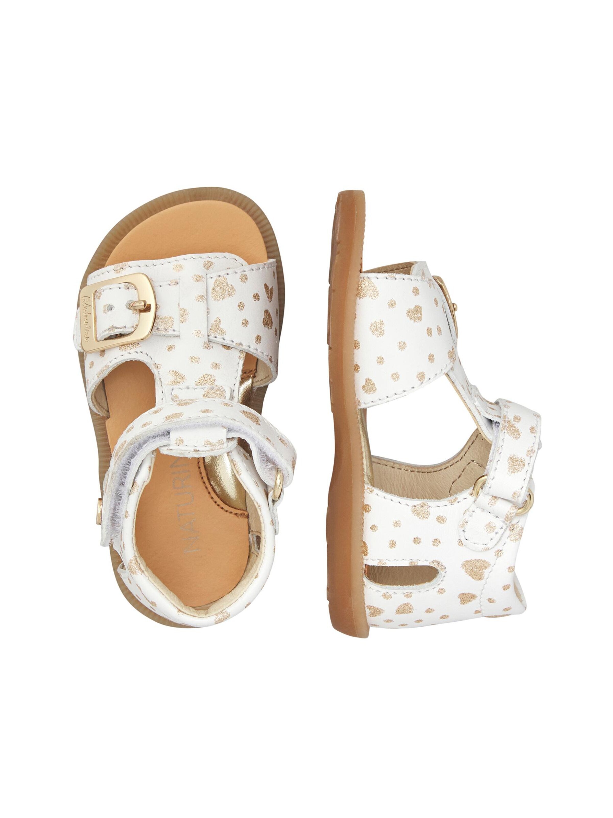 Sandales 'QUARZO' NATURINO en blanc