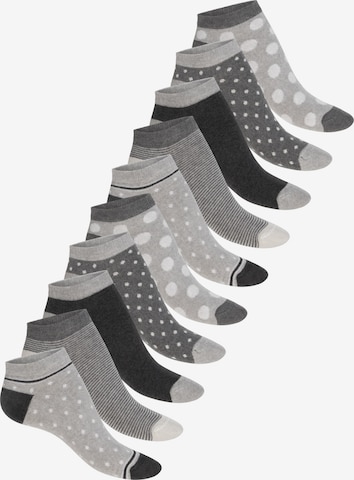 celodoro Ankle Socks 'cute socks' in Grey: front