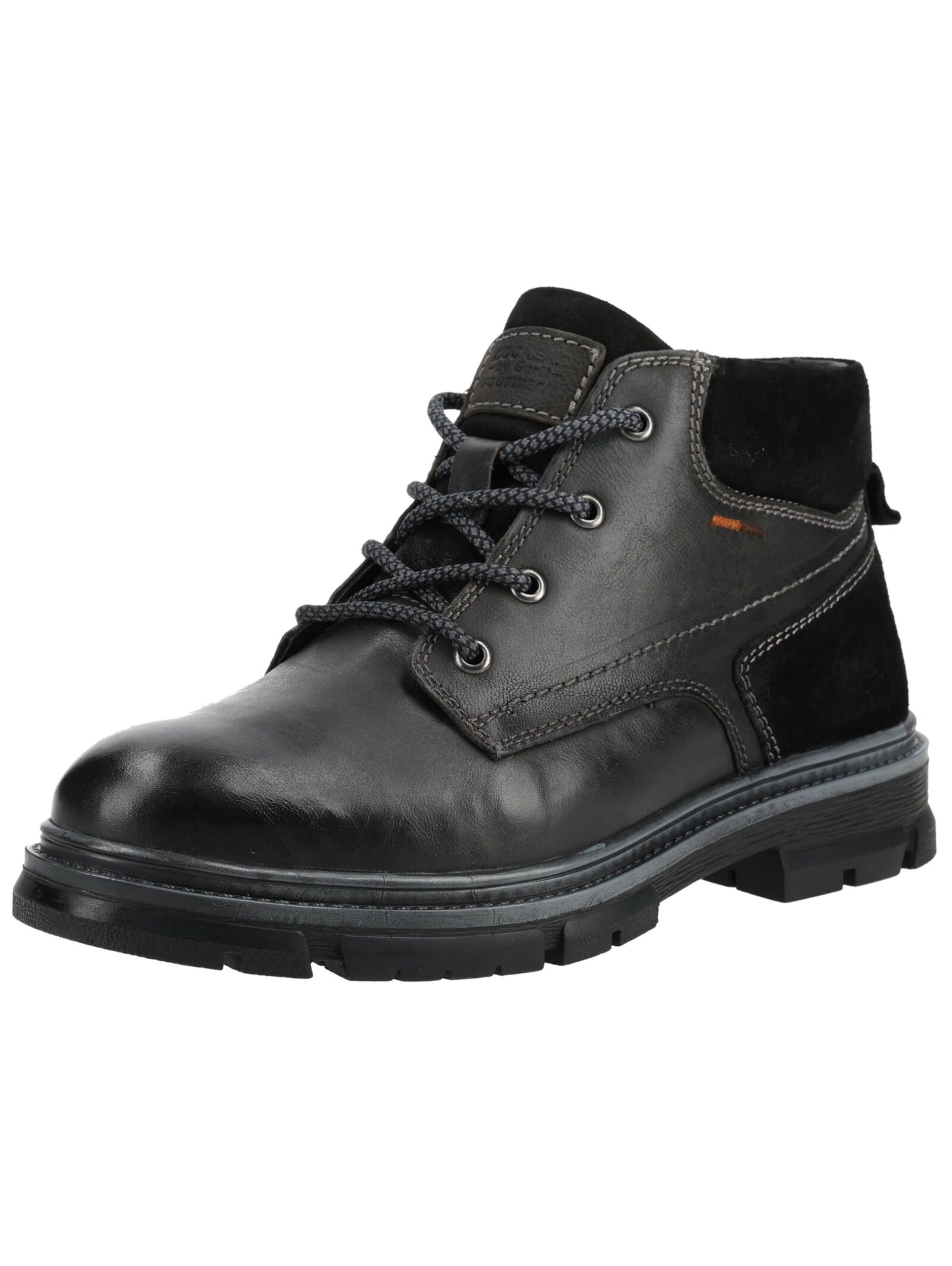 Boots stringati di Dockers by Gerli in nero: frontale