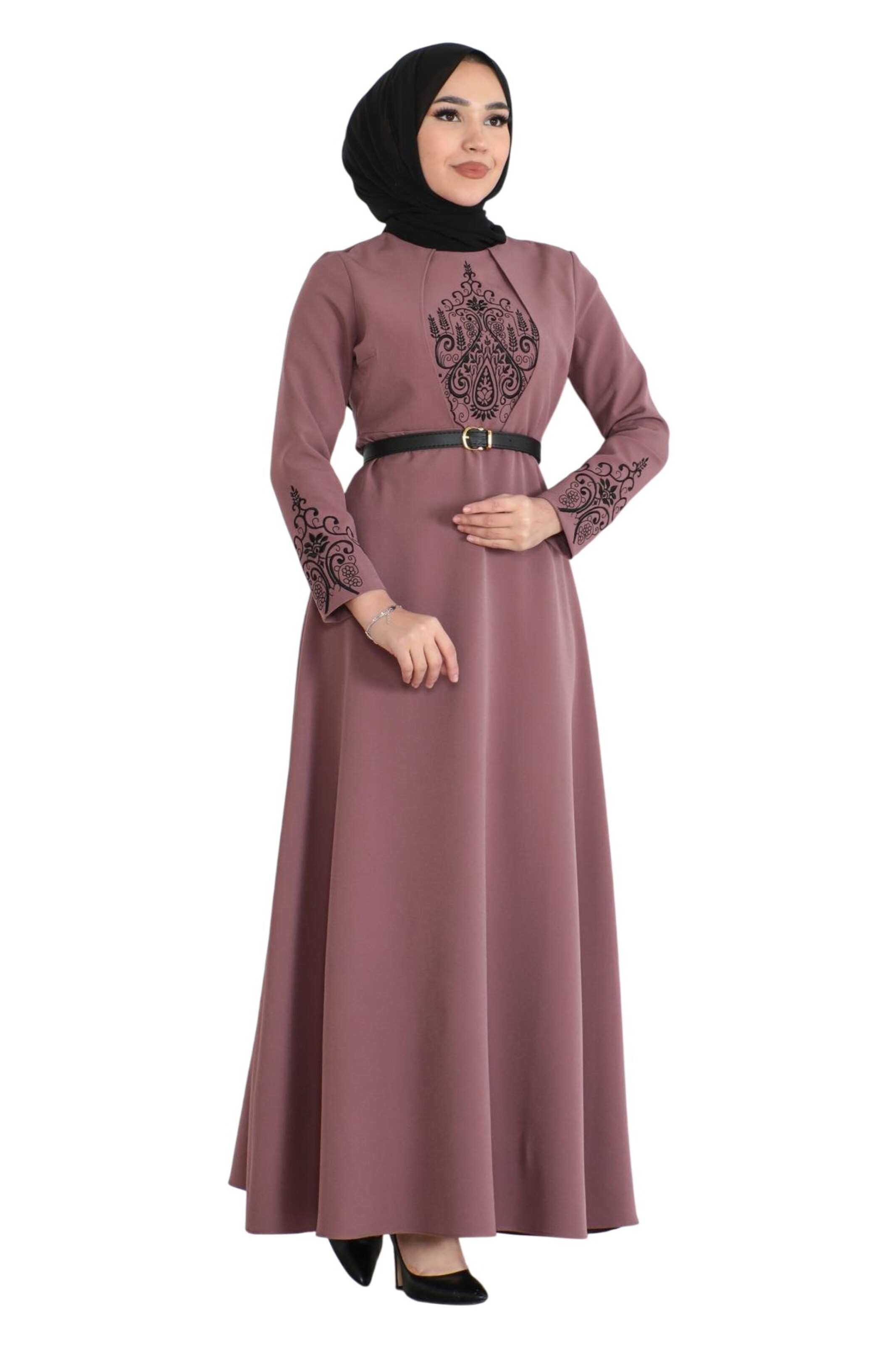 MODAMIHRAM Kleid in Pink: Vorderseite