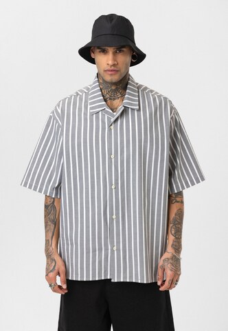 Dandalo Regular fit Button Up Shirt in Grey: front