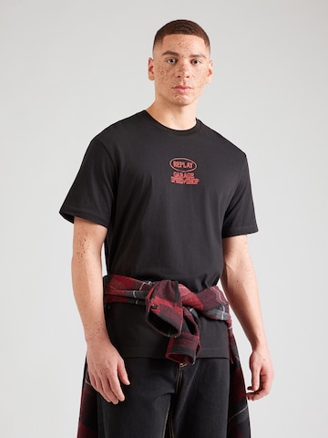 REPLAY - Camiseta en negro
