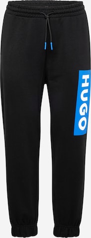 HUGO Tapered Trousers 'Nuram' in Black: front